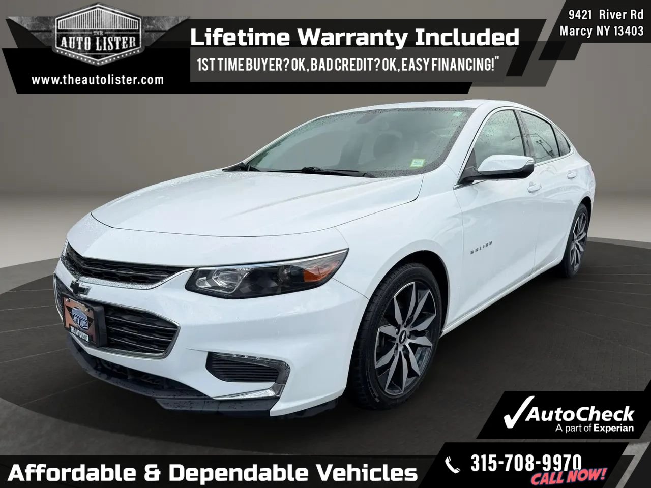 Used 2017 Chevrolet Malibu LT FWD image 1
