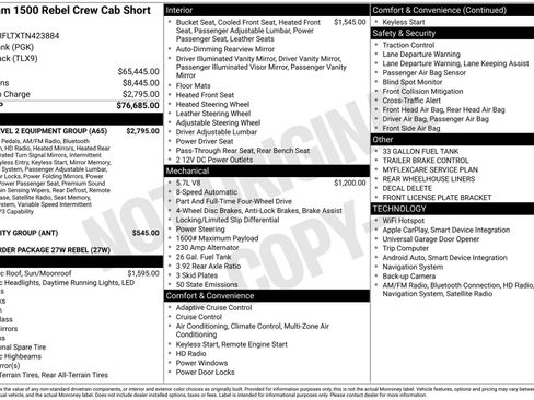 New 2026 RAM 1500 Rebel w/ Rebel Level 2 Equipment Group AWD/4WD image 3