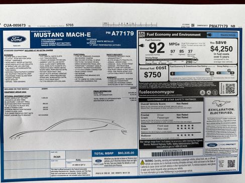 Used 2023 Ford Mustang Mach-E Premium w/ Mustang Nite Pony Package AWD/4WD image 26