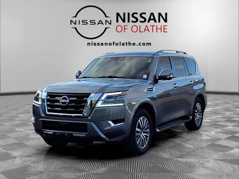Used 2021 Nissan Armada SL w/ Captain's Chairs Package AWD/4WD image 1