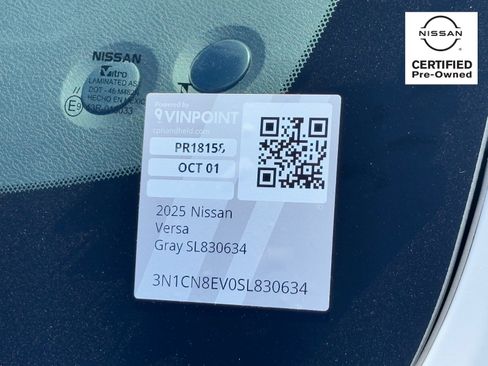 Certified 2025 Nissan Versa SV w/ Trunk Package image 29