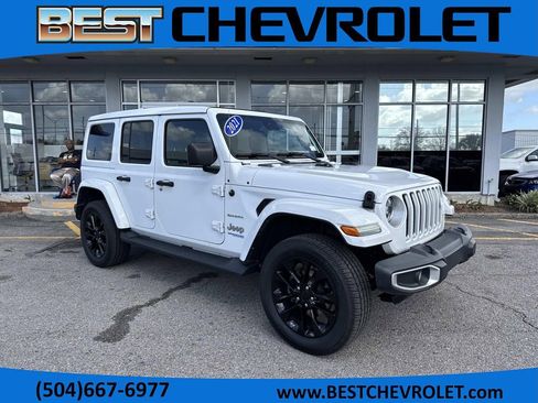 Used 2021 Jeep Wrangler Unlimited Sahara w/ Cold Weather Group image 1