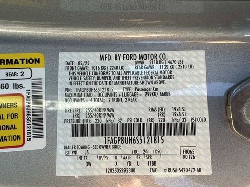 Used 2025 Ford Mustang Premium w/ Wheel & Stripe Package image 35