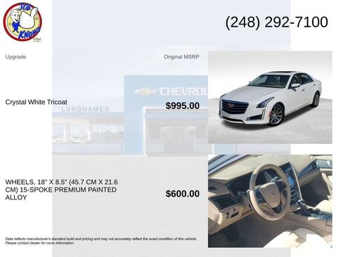 Used 2016 Cadillac CTS Luxury AWD/4WD image 5