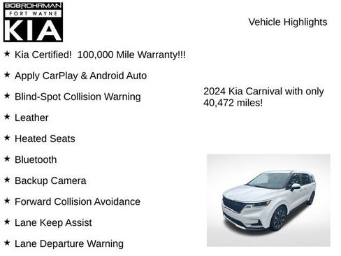 Used 2024 Kia Carnival EX FWD image 8
