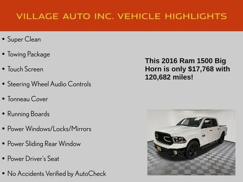 Used 2016 RAM 1500 Big Horn image 7