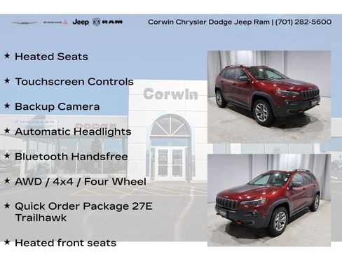 Used 2021 Jeep Cherokee Trailhawk image 8