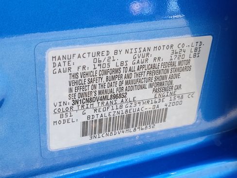 Used 2021 Nissan Versa S image 30