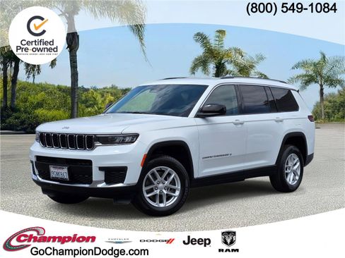 Certified 2023 Jeep Grand Cherokee L Laredo w/ Luxury Tech Group I RWD image 1