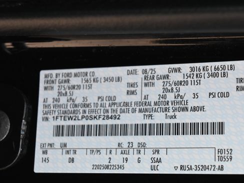 Used 2025 Ford F150 STX w/ Equipment Group 200A AWD/4WD image 17