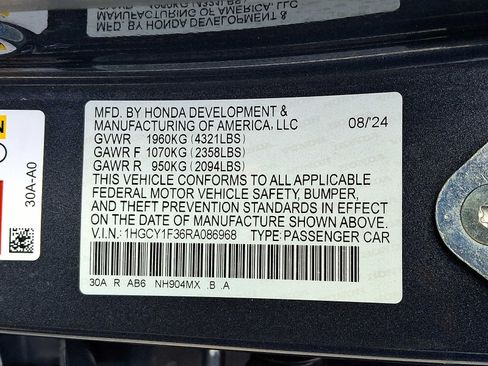 Used 2024 Honda Accord EX image 26