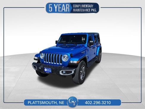 Used 2023 Jeep Wrangler Unlimited Sahara w/ Cold Weather Group AWD/4WD image 1