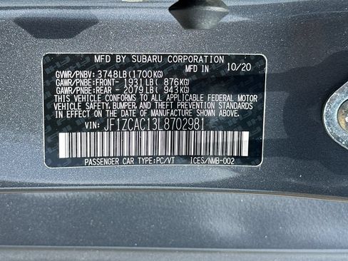 Used 2020 Subaru BRZ Limited RWD image 22