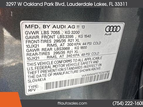 Used 2014 Audi Q7 TDI Prestige w/ Prestige Package image 77