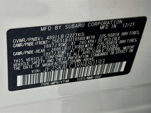 Used 2024 Subaru Forester Limited w/ POP Package 3 AWD/4WD image 33