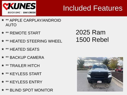 Used 2025 RAM 1500 Rebel w/ Rebel Level 1 Equipment Group image 2