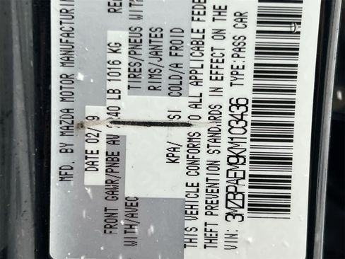 Used 2019 MAZDA MAZDA3 Sedan w/ Premium Package image 36