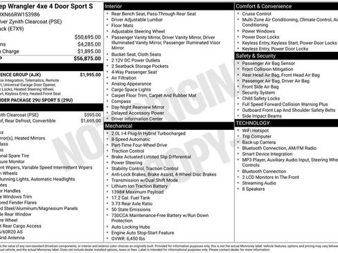 Used 2024 Jeep Wrangler Unlimited w/ Convenience Group AWD/4WD image 5