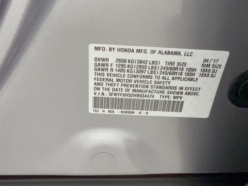Used 2017 Honda Pilot EX-L image 31