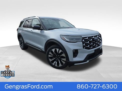 Certified 2025 Ford Explorer Platinum w/ LUX Leather Package AWD/4WD image 1