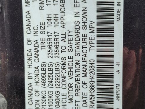 Used 2019 Honda CR-V LX image 1