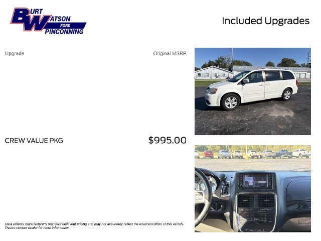 Used 2012 Dodge Grand Caravan Crew w/ Crew Value Pkg FWD image 4