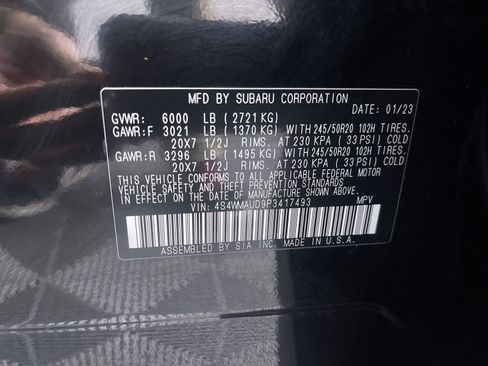 Used 2023 Subaru Ascent Limited w/ Technology Package image 12