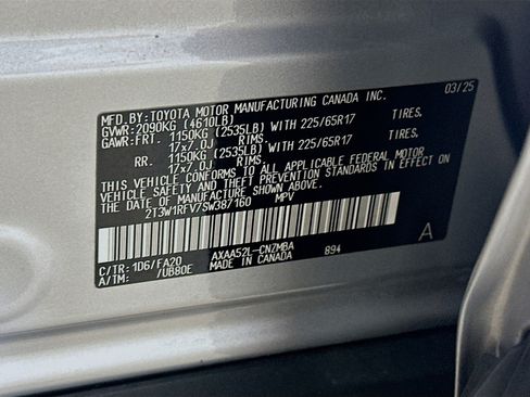 Used 2025 Toyota RAV4 XLE FWD image 12