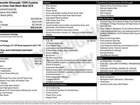 New 2026 Chevrolet Silverado 1500 Custom Trail Boss image 6