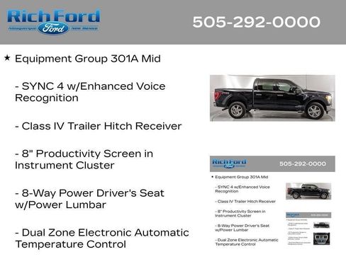 Certified 2023 Ford F150 XLT w/ Equipment Group 301A Mid AWD/4WD image 34