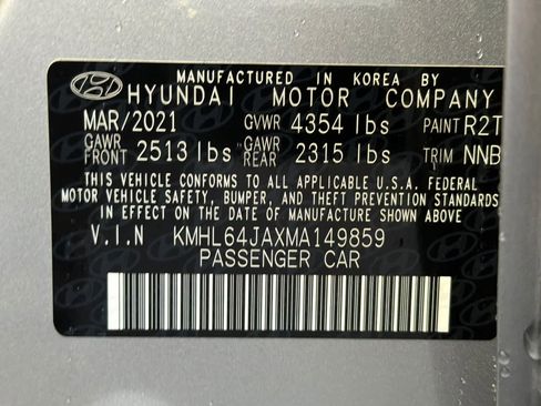 Used 2021 Hyundai Sonata SEL w/ Preferred Accessory Package image 28