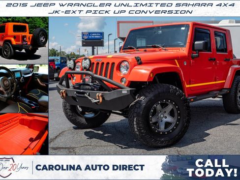 Used 2015 Jeep Wrangler Unlimited Sahara w/ Max Tow Package AWD/4WD image 1