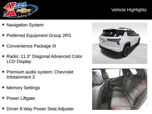 New 2026 Chevrolet Equinox RS w/ Convenience Package III image 3