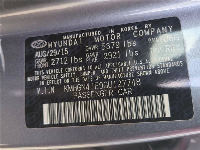 Used 2016 Hyundai Genesis 3.8 w/ Option Group 04 RWD image 15