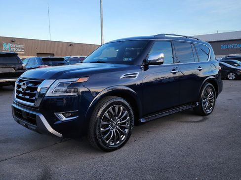 Used 2021 Nissan Armada Platinum w/ Captain's Chairs Package image 3