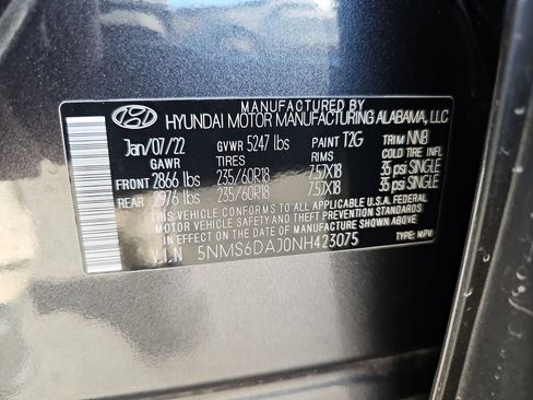 Used 2022 Hyundai Santa Fe SEL w/ Convenience Package AWD/4WD image 24