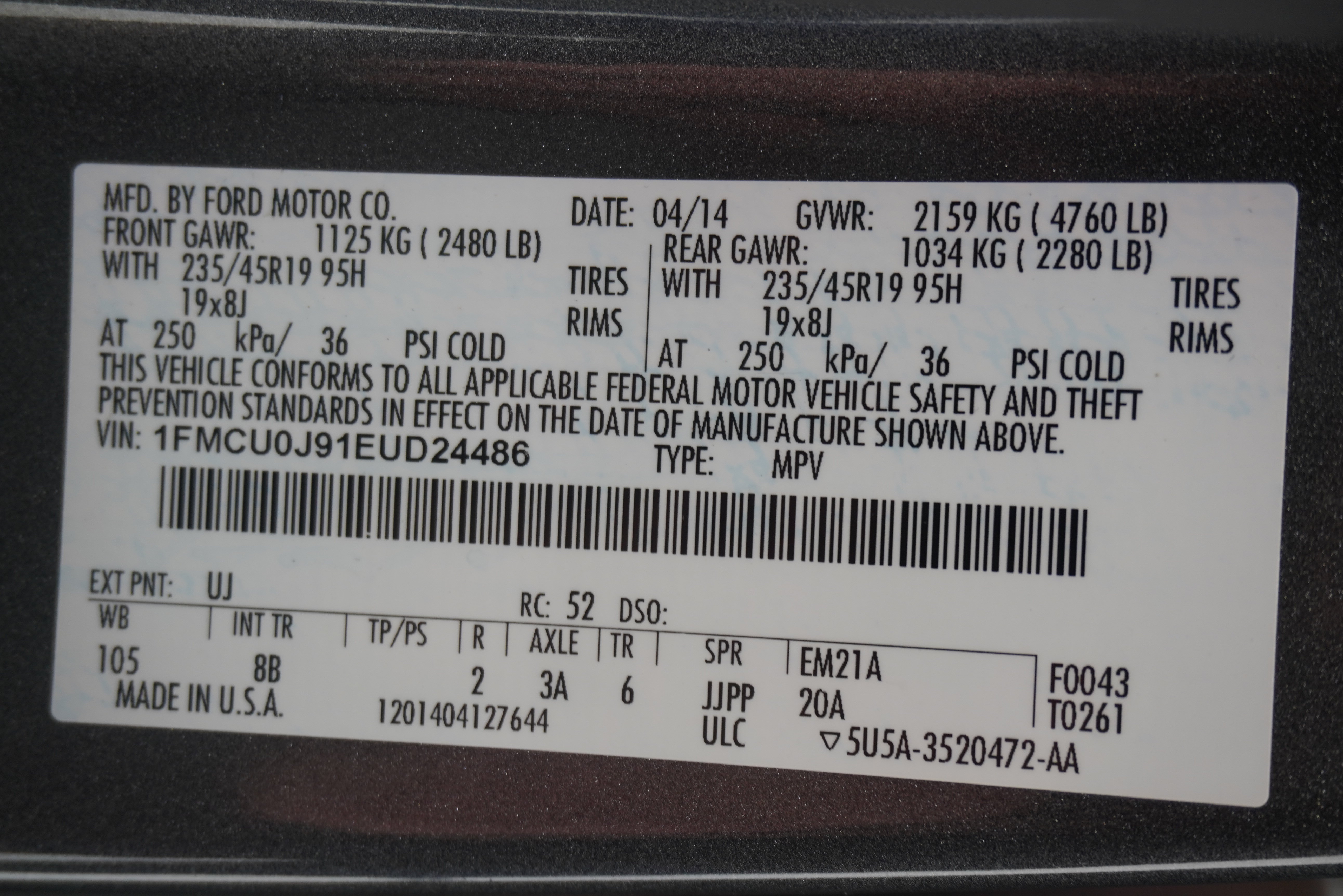 Used 2014 Ford Escape Titanium w/ Equipment Group 401A FWD image 33