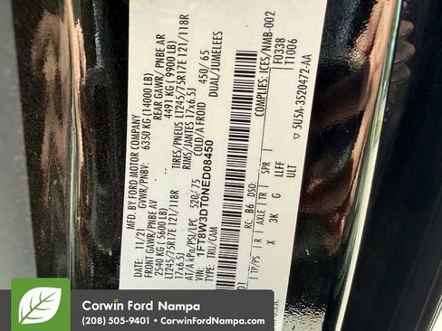 Used 2022 Ford F350 Lariat w/ Lariat Ultimate Package AWD/4WD image 13