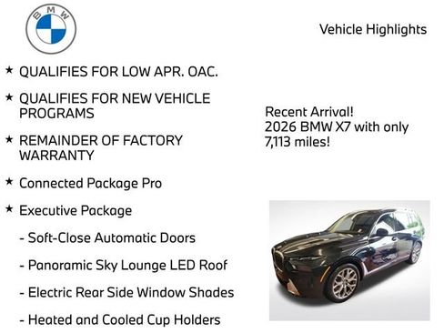 Used 2026 BMW X7 xDrive40i w/ Executive Package AWD/4WD image 4