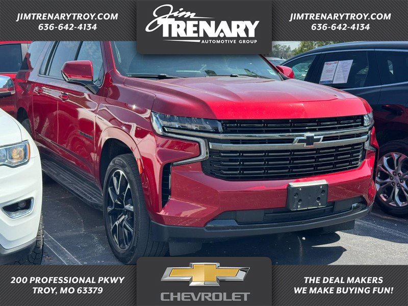 Used 2021 Chevrolet Suburban RST w/ Rear Media and Nav Package AWD/4WD image 1