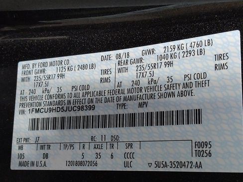 Used 2018 Ford Escape SEL image 33