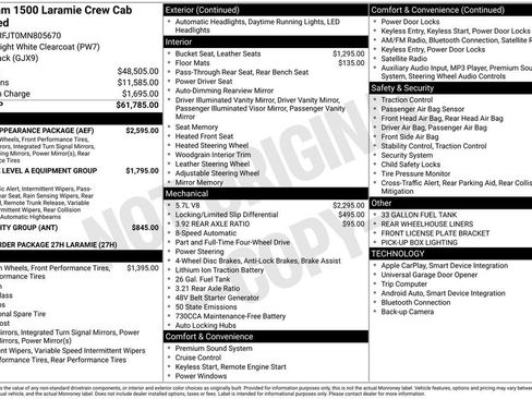Used 2021 RAM 1500 Laramie w/ Sport Appearance Package image 1