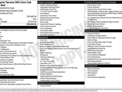 Used 2021 Toyota Tacoma SR5 image 8