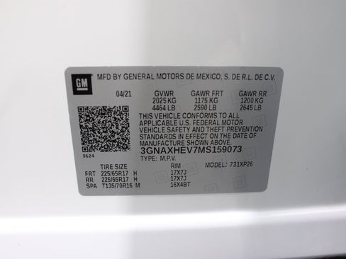 Used 2021 Chevrolet Equinox LS FWD image 38