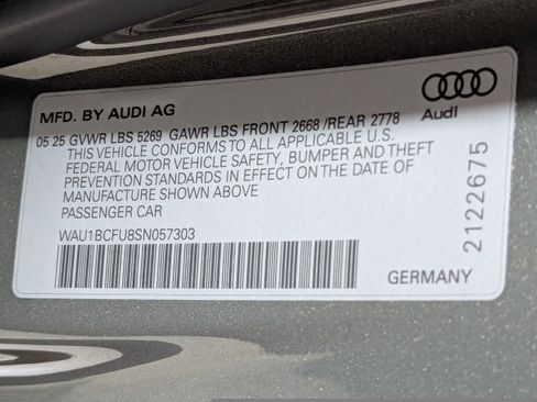 Certified 2025 Audi A5 2.0T Premium w/ Convenience Package image 30