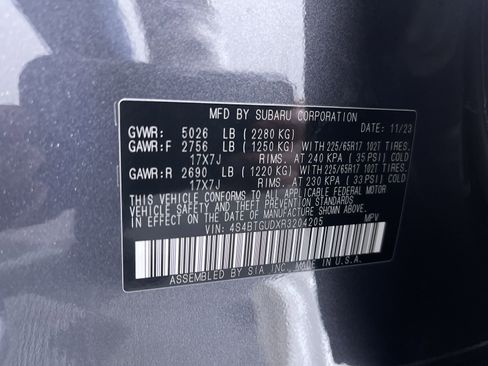 Certified 2024 Subaru Outback Wilderness image 12