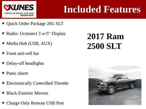 Used 2017 RAM 2500 SLT AWD/4WD image 3