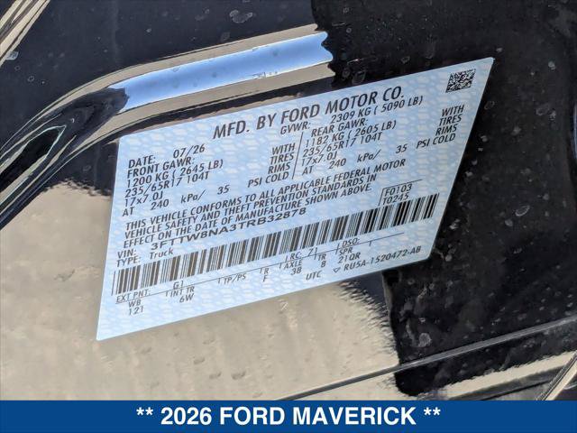 New 2026 Ford Maverick Tremor AWD/4WD image 19