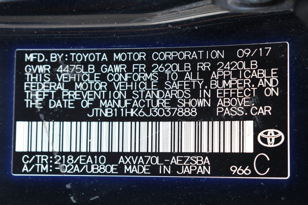 Certified 2018 Toyota Camry SE FWD image 33