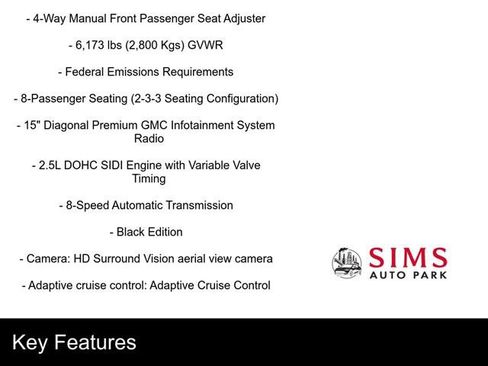 New 2025 GMC Acadia Elevation w/ Black Edition image 4